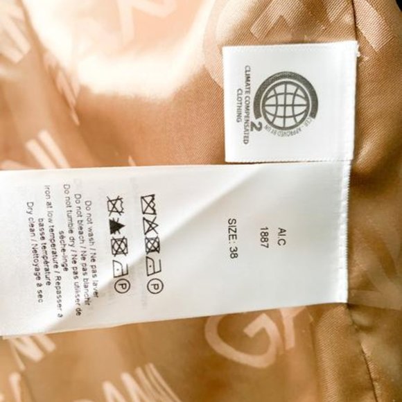 GANNI DOUBLE BREASTED CORDUROY BLAZER SZ 38 - Picture 4 of 4